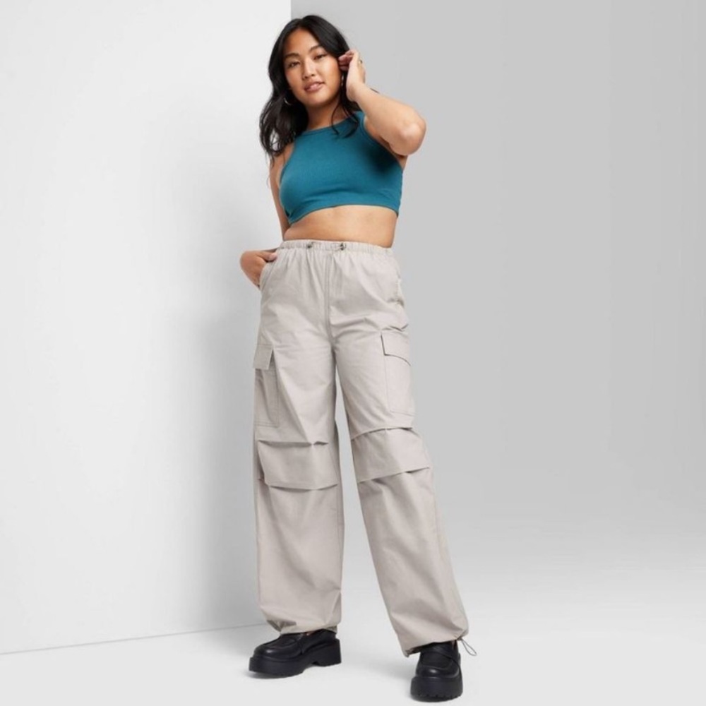 Wild Fable Gray Cargo Pants